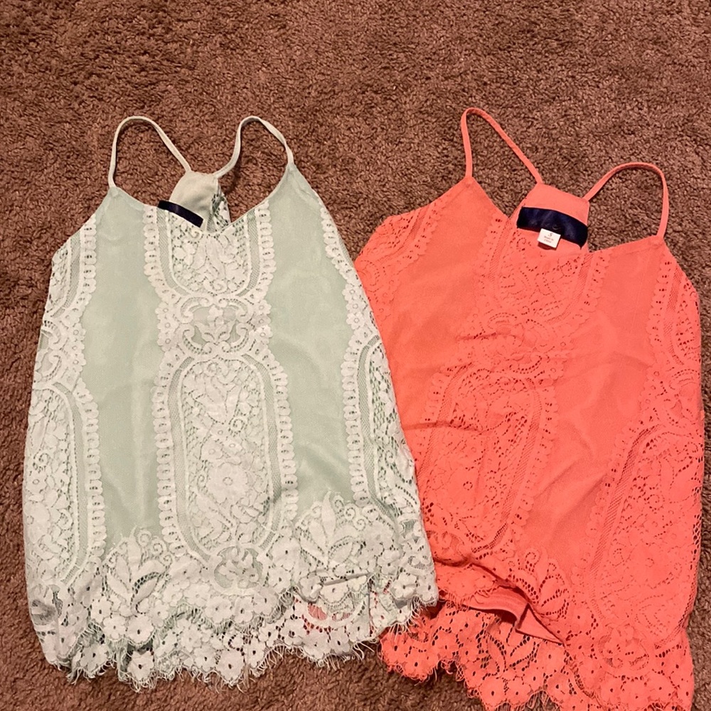 Blue rain tanks